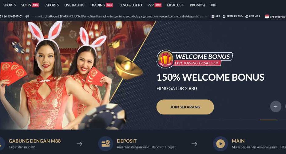 M88 bonus hadiah peringkat teratas